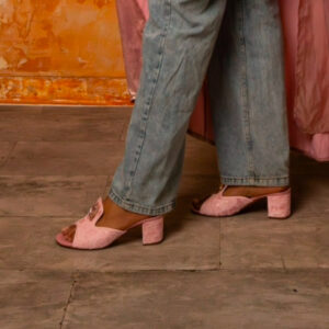 Pink Lace Kitty mules Only a few pairs available — sell out fast! As seen in LFW SS26